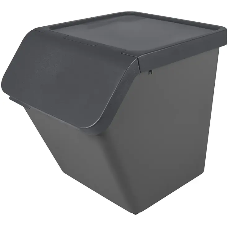 Sigma home - Prullenbak met deksel - 60L