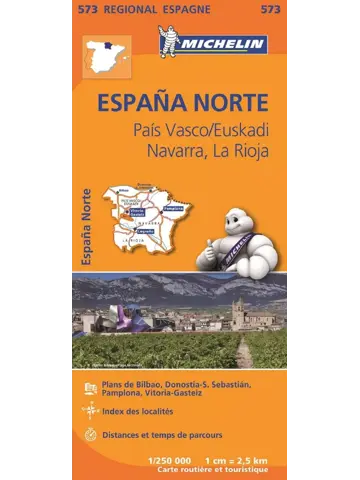 Michelin wegenkaart Regional 573 Spanje noord