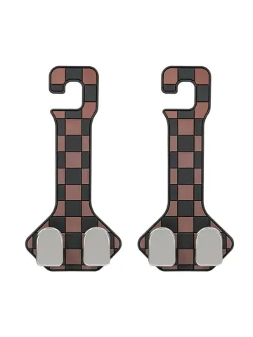 2x Auto Hoofdsteun Haak Duo