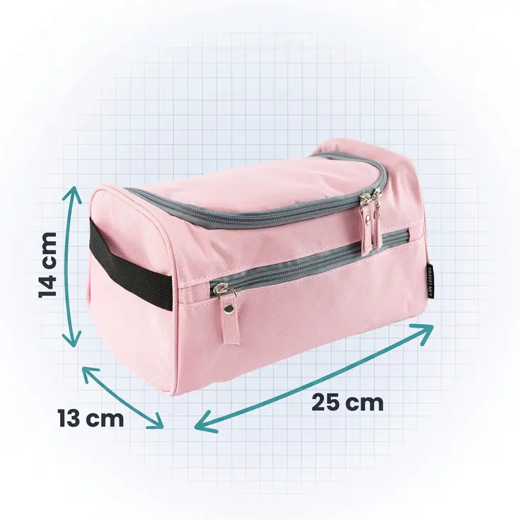 Toilettas met Haak, ruime reis Toilettas 4,5 liter