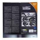 WRC Wieldoppen 13" - zwart/zilver 4 stuks