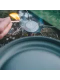 Grote campingpannenset met keramische laag