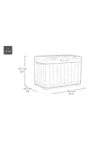 Keter Kentwood Opbergbox - 190L