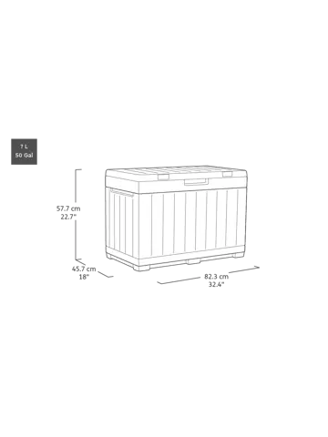 Keter Kentwood Opbergbox - 190L