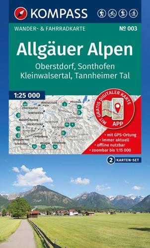 Wandelkaart WK003 Allgauer Alpen