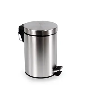 Pedaalemmer 12L – RVS Afvalbak