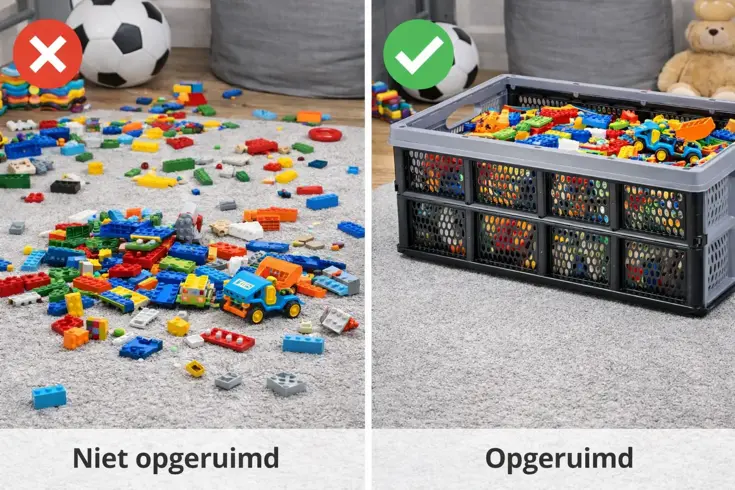 Vouwkrat 32L – Set van 2 Opvouwbare Opbergkratten