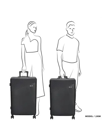 Easy Travel - Grote koffer- 74cm - 95L