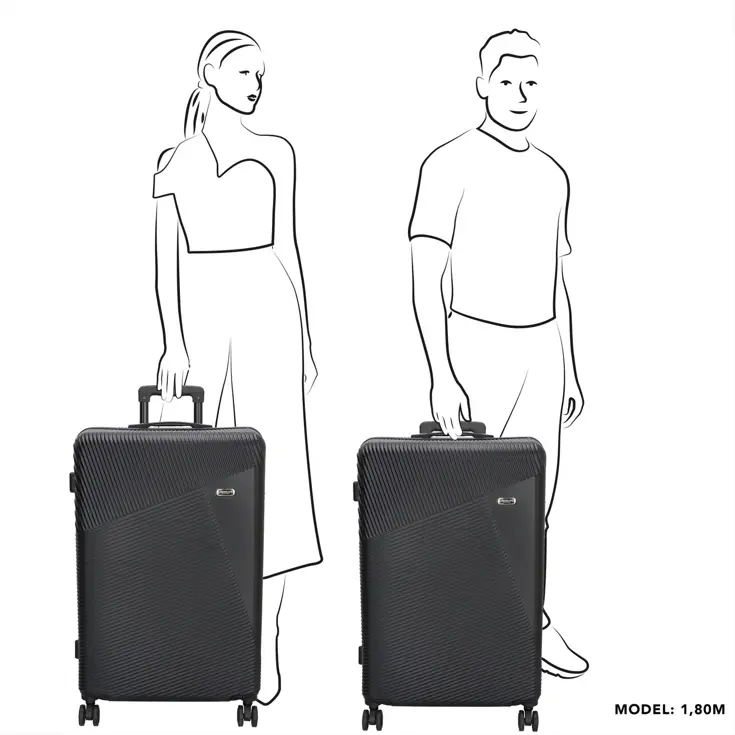 Easy Travel - Grote koffer- 74cm - 95L