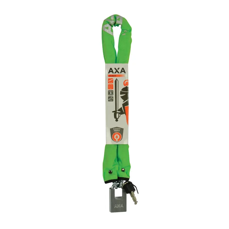 Kettingslot gehard staal met polyester hoes 85cm