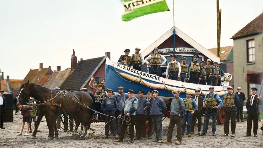 Wandelroutecontroleur: Redders op zee-route Egmond