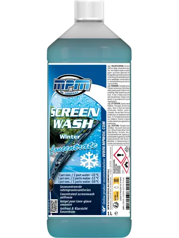 Winter ruitenwisservloeistof   1 liter mpm