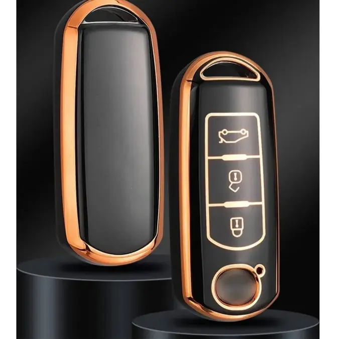 Dutch Shield Sleutelhoesje  Mazda goud A3