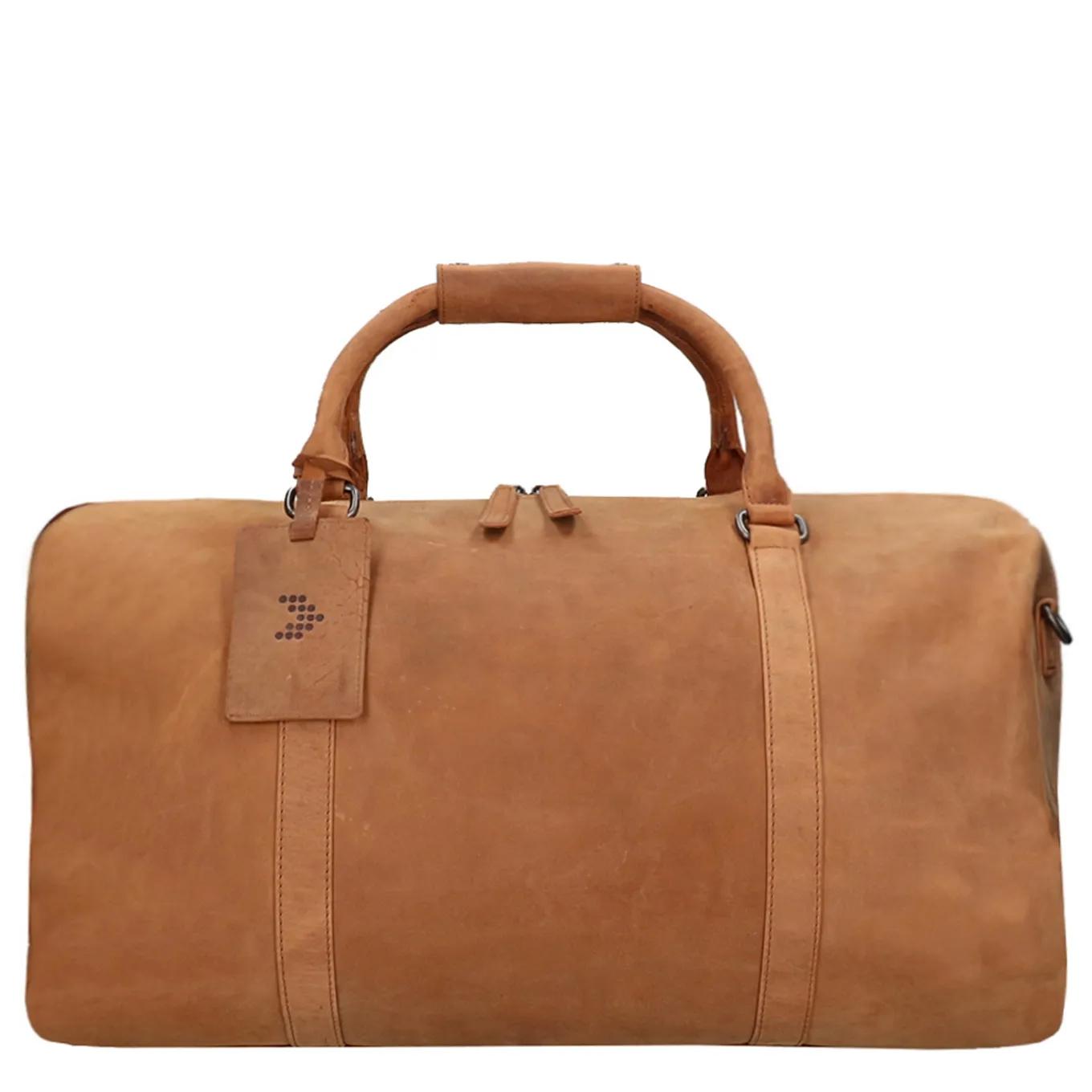 Travelbags  The Base Leather Weekender cognac  Cognac main product image