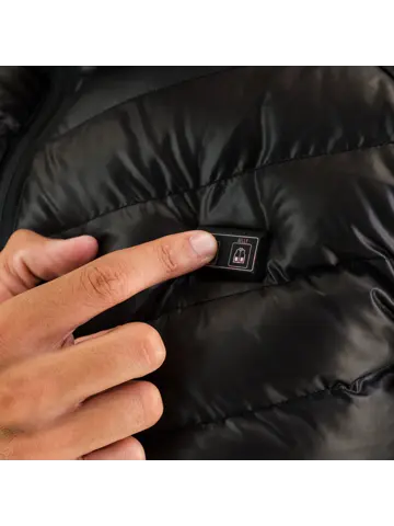 Høgge Verwarmde Heren Bodywarmer Gløde Zwart