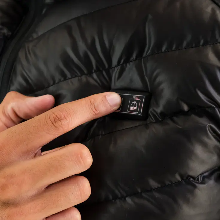 Høgge Verwarmde Heren Bodywarmer Gløde Zwart