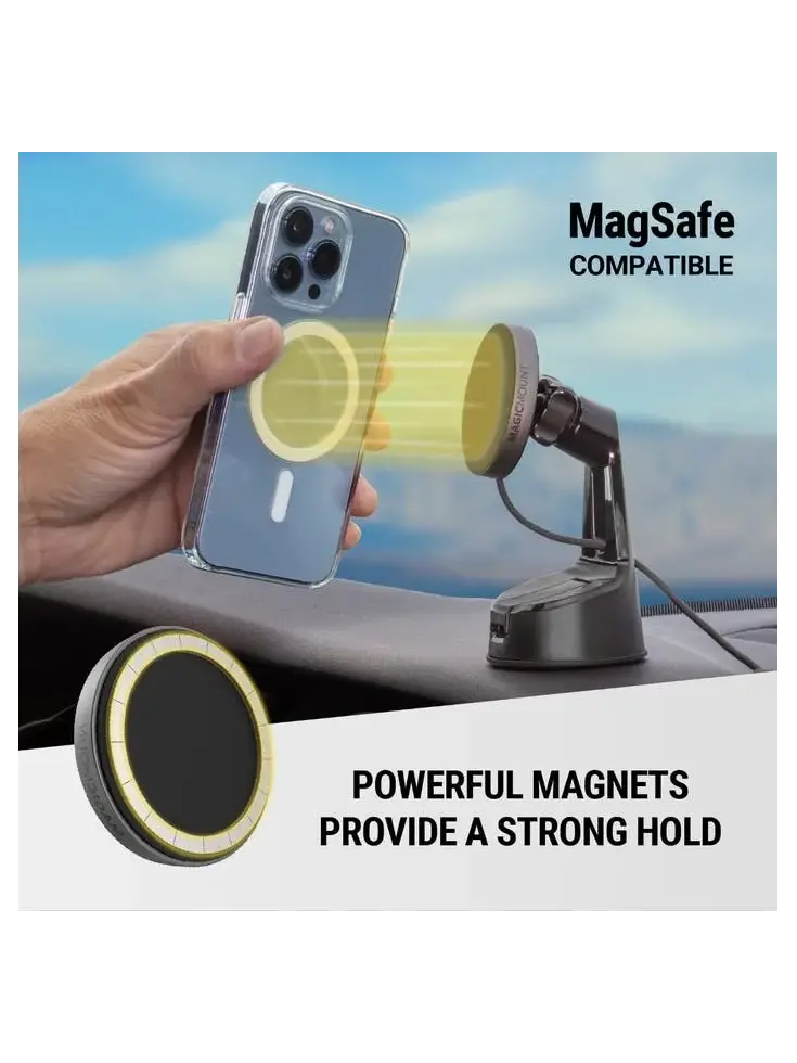Scosche telefoonhouder magneetlader zuignap