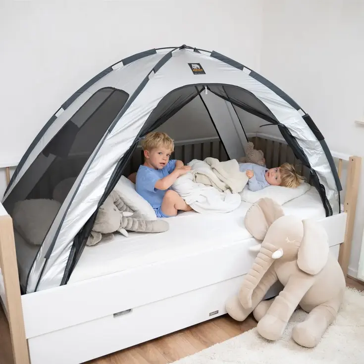 Bedtent Klamboe - 200x90cm - Muggennet - 1mm gaas