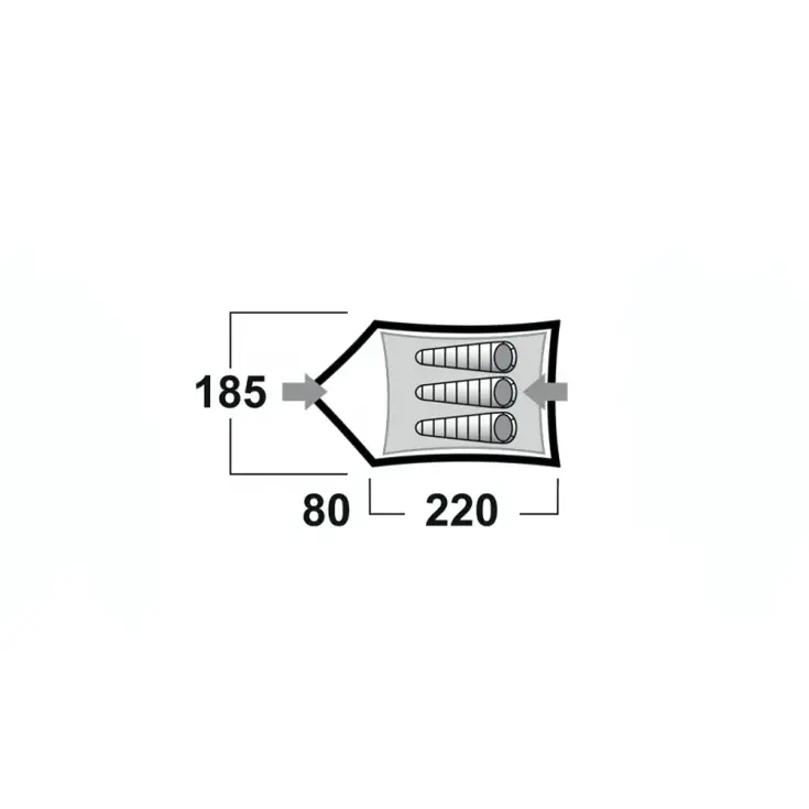 Bird Plus 3-persoonstent