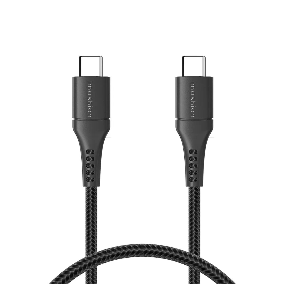 Imoshion  Braided USB-C naar USB-C kabel  Zwart main product image