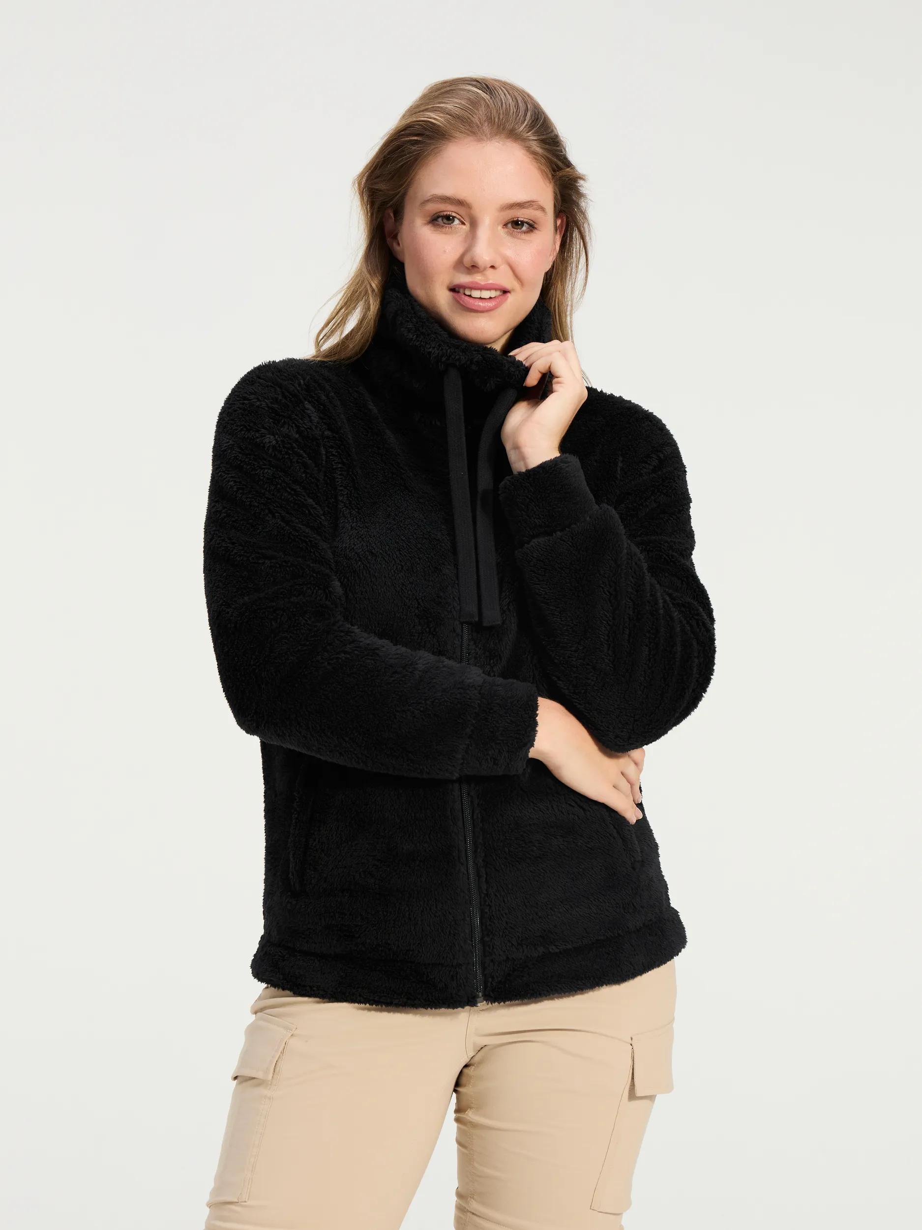 ANWB  Miran  Fleecevest dames  Human Nature  Zwart   4XL