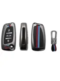 Metalen Sleutelhoesje voor Peugeot grijs C3
