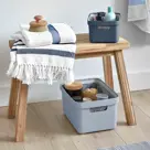 Sigma home - Opbergbox - 5L blauw - 6-delig