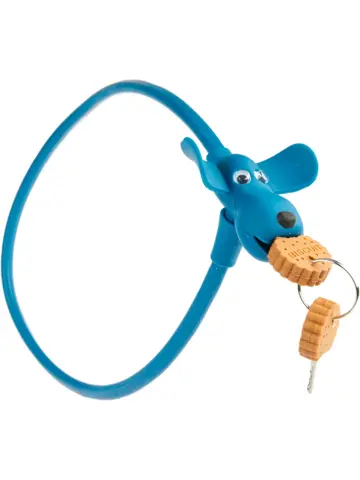 PexKids kabelslot siliconen Flappie blauw