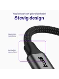 Flex Lightning naar 3.5mm Aux Kabel 2M Zwart