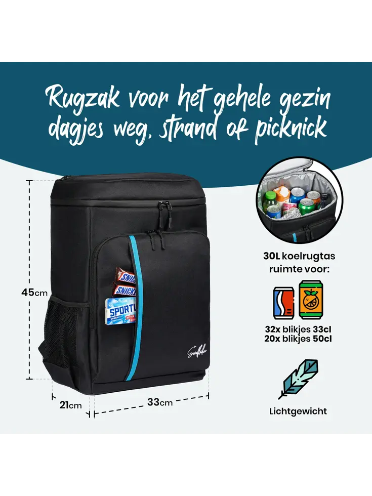 Koelrugzak XXL - 30L