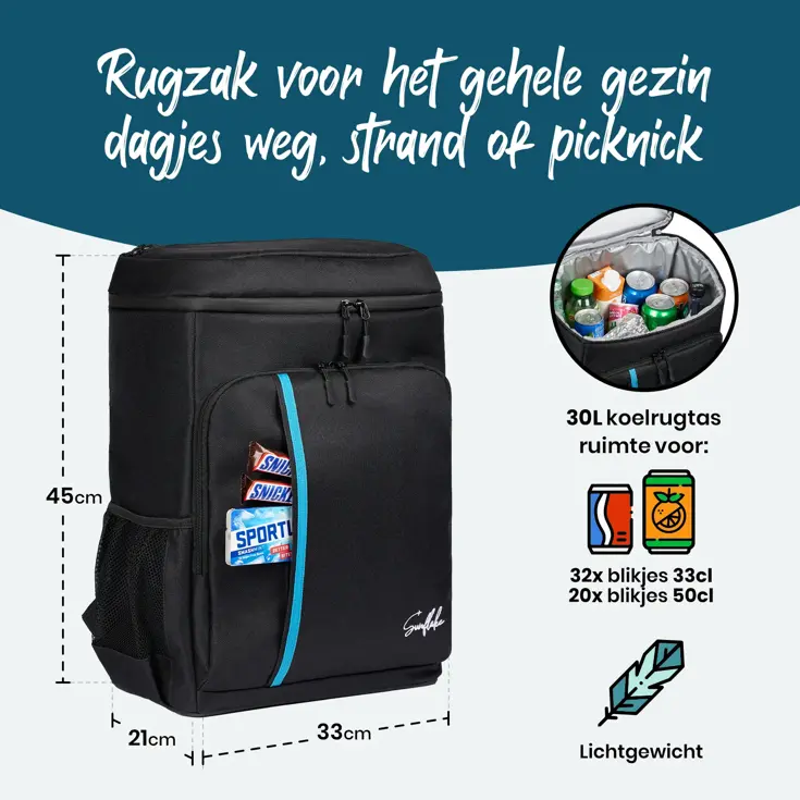 Koelrugzak XXL - 30L