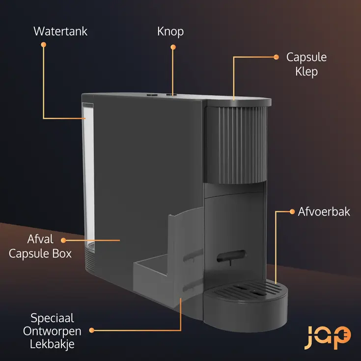 JAP - Capsura Koffiecupmachine