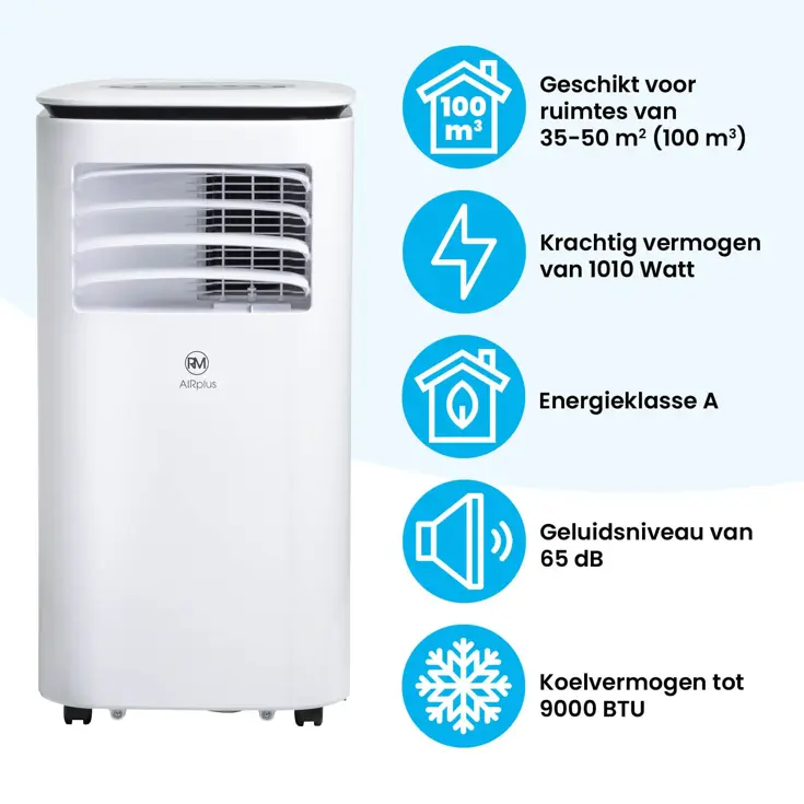 RM AIRPlus Mobiele Airco - 9000BTU