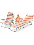 Strandset 3-Delig – stoel + ligbed + Koeltas