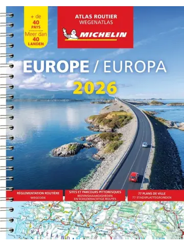 Michelin wegenatlas Europa 2026