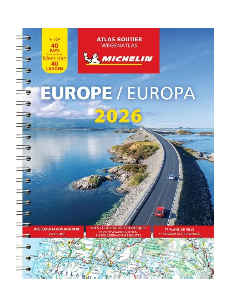 Michelin wegenatlas Europa 2026