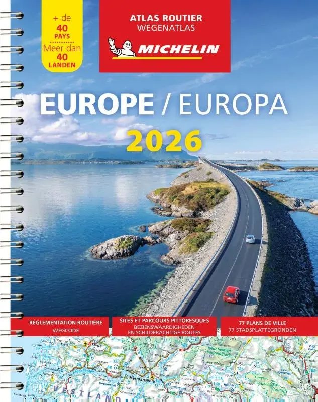 Michelin wegenatlas Europa 2026