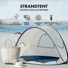 Luxe Pop Up Strandtent - Anti-UV 50+
