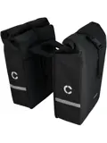 Dubbele Fietstas Spark Zwart 48 Liter