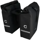 Dubbele Fietstas Spark Zwart 48 Liter