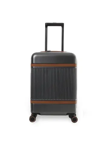 Zuna - Handbagagekoffer - Leren handvatten - 55cm