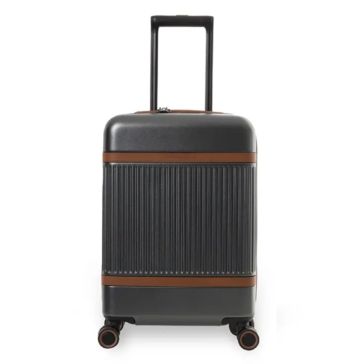 Zuna - Handbagagekoffer - Leren handvatten - 55cm