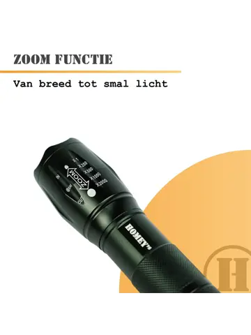 Homey's Eddy zaklamp LED - 200 lumen