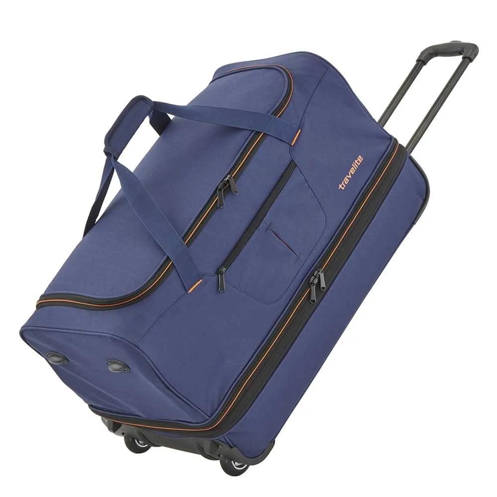 Travelite  wheeled duffle 70 expandable marine  Blauw main product image