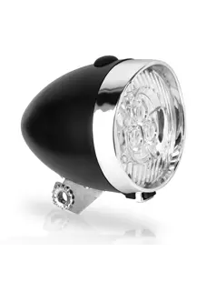 Craved Koplamp fiets - Led - Zwart