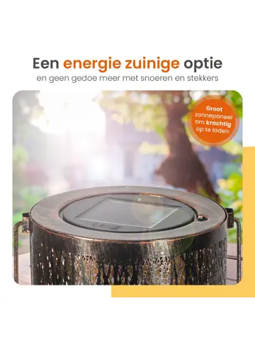 Solar Tafellamp Oasis – 2 Stuks - LED