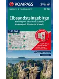 Wandelkaart WK761 Elbsandsteingebirge