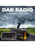 SCD2033 DAB+/FM Noodradio incl. powerbank 2000mAh