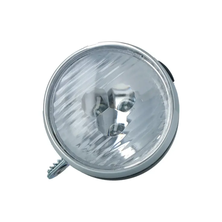 Classic zwarte koplamp met 3 krachtige LED's