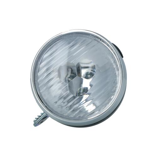 Classic zwarte koplamp met 3 krachtige LED's